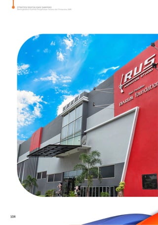 STRATEGI DIGITALISASI SARPRAS
Meningkatkan Kualitas Pengelolaan Sarana dan Prasarana SMK
104
 