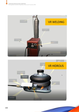 STRATEGI DIGITALISASI SARPRAS
Meningkatkan Kualitas Pengelolaan Sarana dan Prasarana SMK
132
 