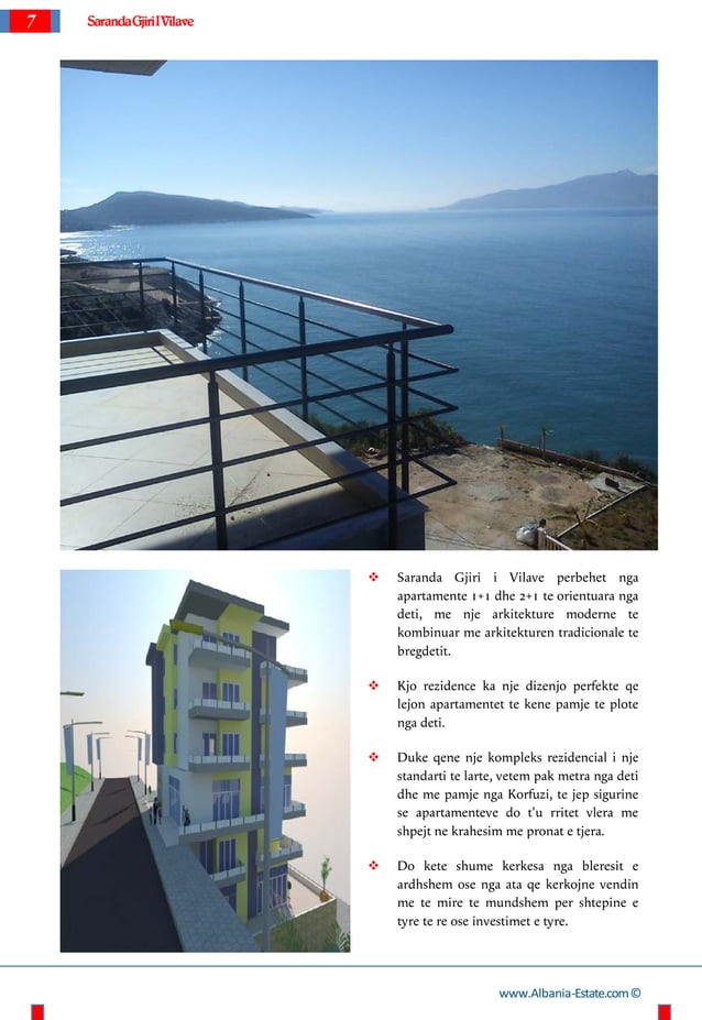 Apartamente per shitje ne Sarande Saranda Gjiri i Vilave