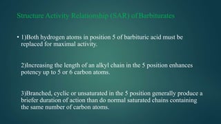 SAR and synthesis of sedative hypnotics.pptx