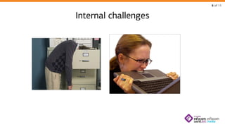 6 of 11

Internal challenges

 