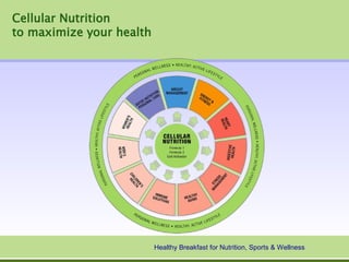 Cellular Nutrition
to maximize your health




                          Healthy Breakfast for Nutrition, Sports & Wellness
 