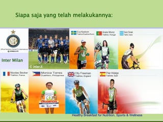 Siapa saja yang telah melakukannya:




Inter Milan




                           Healthy Breakfast for Nutrition, Sports & Wellness
 