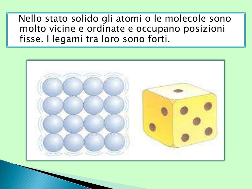 Gli stati della materia