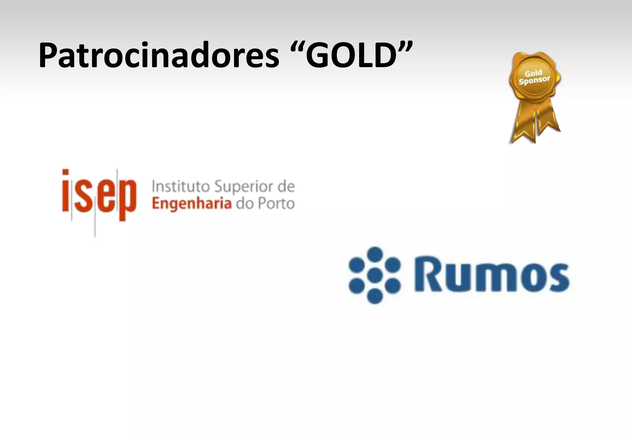 Patrocinadores “GOLD”
 