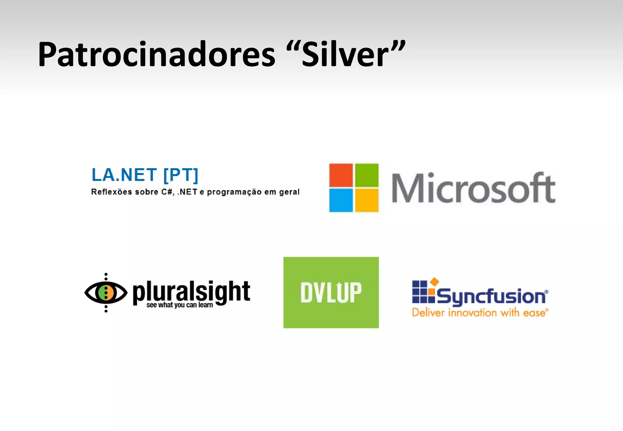 Patrocinadores “Silver”
 