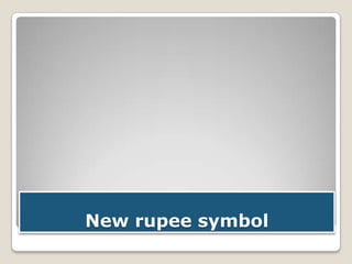 New rupee symbol

 