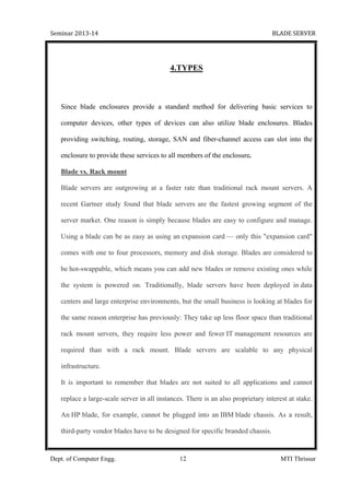 blade server technology | PDF