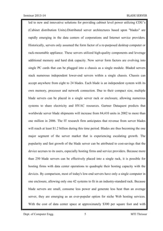 blade server technology | PDF