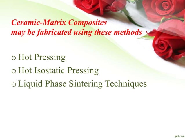 Ceramic Matrix Composites | PPTX