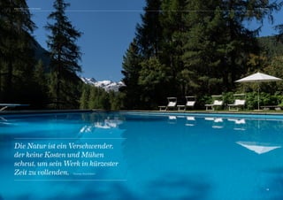 Die Natur ist ein Verschwender,
der keine Kosten und Mühen
scheut, um sein Werk in kürzester
Zeit zu vollenden. Thomas Alva Edison
S A R AT Z P O N T R E S I N A  S E M I N A R E
1 9
 