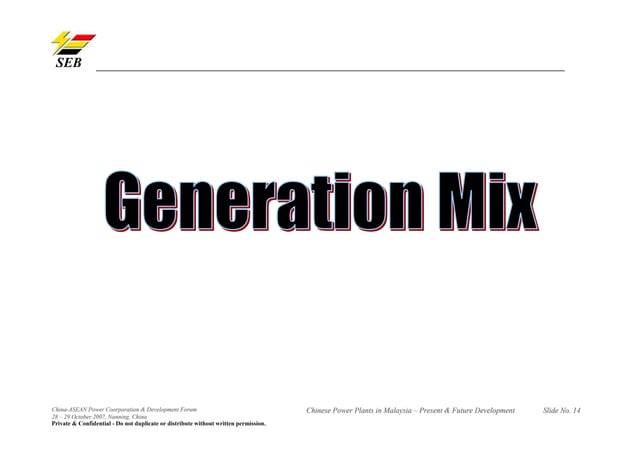 Sarawak Energy Confidential PPT PPT