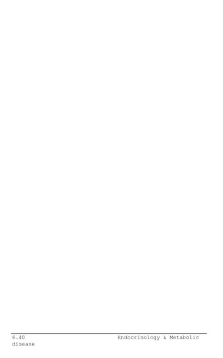 6.40 Endocrinology & Metabolic
disease
 