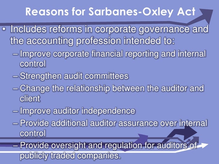 sarbanes oxley investor confidence act Commonly referred to as the sarbanes-oxley act, hopes to rebuild investor confidence in public corporations after the wave of high publicity corporate accounting scandals that began with the enron crisis. sarbanes oxley investor confidence act Commonly referred to as the sarbanes-oxley act, hopes to rebuild investor confidence in public corporations after the wave of high publicity corporate accounting scandals that began with the enron crisis.