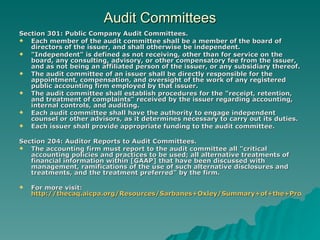 Sarbanes Oxley Act | PPT