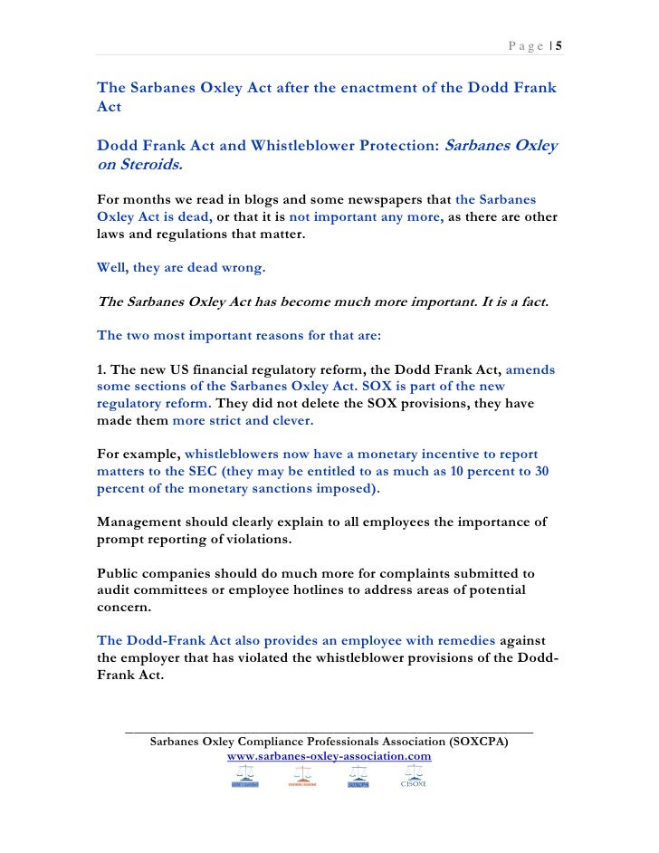 essays on sarbanes oxley act The congress passed the sarbanes-oxley act in july 2002 to respond to the numerous accounting scandals in the corporate. essays on sarbanes oxley act The congress passed the sarbanes-oxley act in july 2002 to respond to the numerous accounting scandals in the corporate.