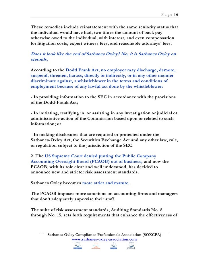 Sarbanes Oxley Ebook