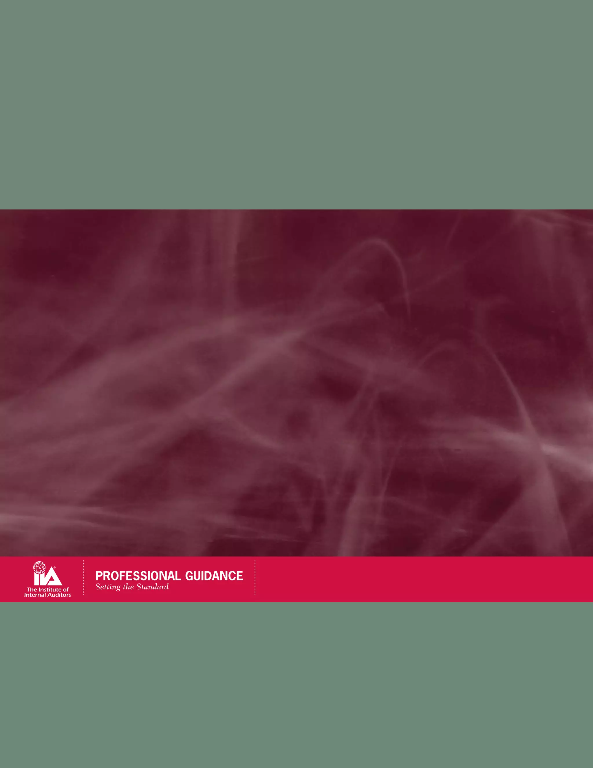 SOX Section 404  A Guide for Management