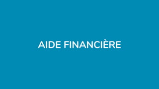 AIDE FINANCIÈRE
 