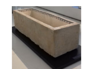 Sarcofago taranto v secolo a.c.   codice geometrico armonico