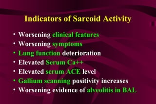 Sarcoidosis Ace Level Sarcoidosis | PPT