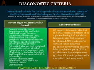 DIAGONOSTIC CRITERIA
 