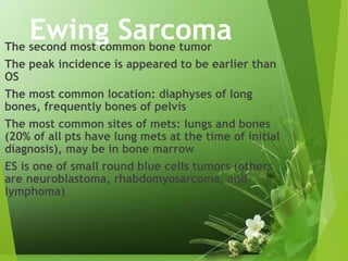 Comprehensive Overview of Soft Tissue Sarcomas and Pediatric Bone ...