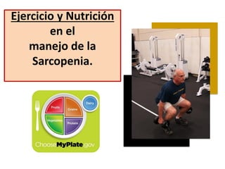 Ejercicio y Nutrición
en el
manejo de la
Sarcopenia.
 