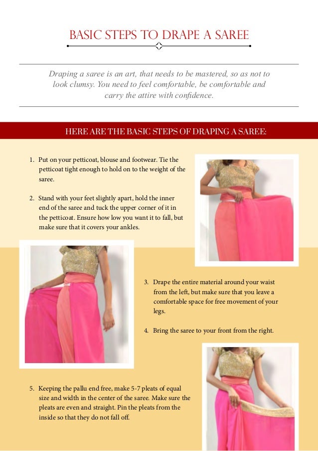 Know About Different Styles Of Wearing Saree Saree Draping Tutorial