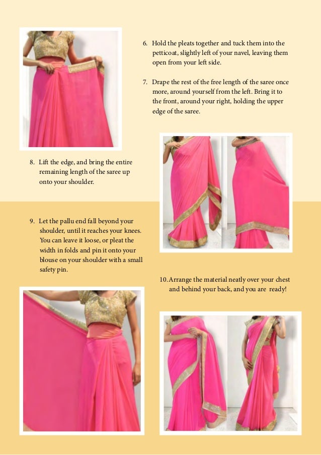 Know About Different Styles Of Wearing Saree Saree Draping Tutorial