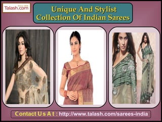 Sarees India,Buy Sarees Online,Indian Sarees Online, Buy Sarees from india - Talash.com