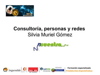 Consultoría, personas y redes
Silvia Muriel Gómez

 