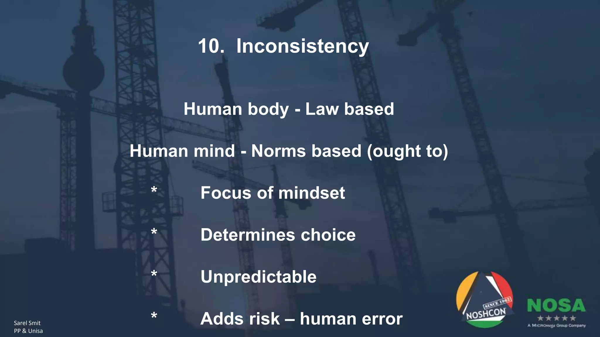 A Different Look at Safety Hazards and Origins of Safety Risk | PPTX