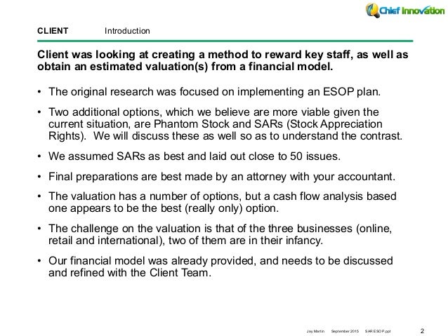 Stock appreciation rights vs employee stock options