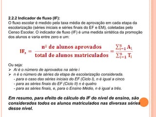 Exemplo de Cálculo do IC2,16  57,14  1,67 Cálculo da Parcela Cumprida da Meta    5º ano EF    9º ano EF   Pc =    3º série EM   Pc ==Pc = 0%IDESP2010  ≤  IDESP2009 0,082,16 – 2,08=                =  0,5714 = 57,14%  2,22 – 2,080,140,191,67 – 1,48=                =  1,7272 =  172,72%   1,59 – 1,480,11considerado:120%