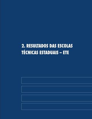 39
2. RESULTADOS DAS ESCOLAS
TÉCNICAS ESTADUAIS – ETE
 