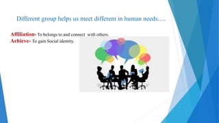 Group Influence In social Psychology Chapter 8 | PPTX