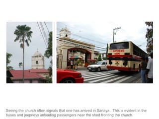 Seeing the church often signals that one has arrived in Sariaya.  This is evident in the buses and jeepneysunloading passengers near the shed fronting the church.