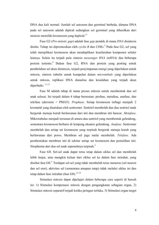 Sari pustaka siklus sel | PDF