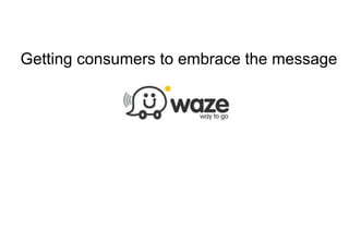 Getting consumers to embrace the message

            CadilLac XTS
 