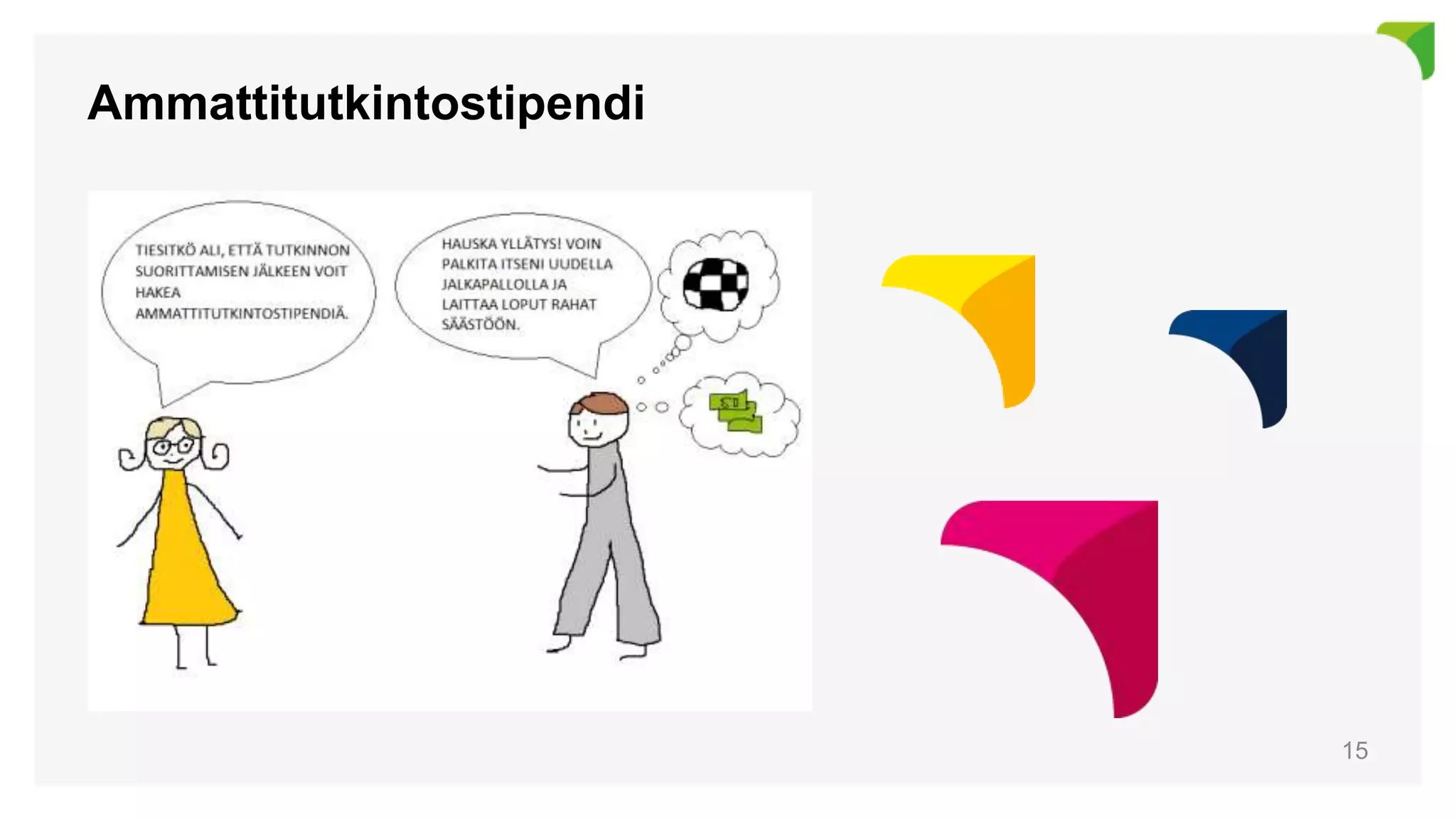 Ammattitutkintostipendi
15
 