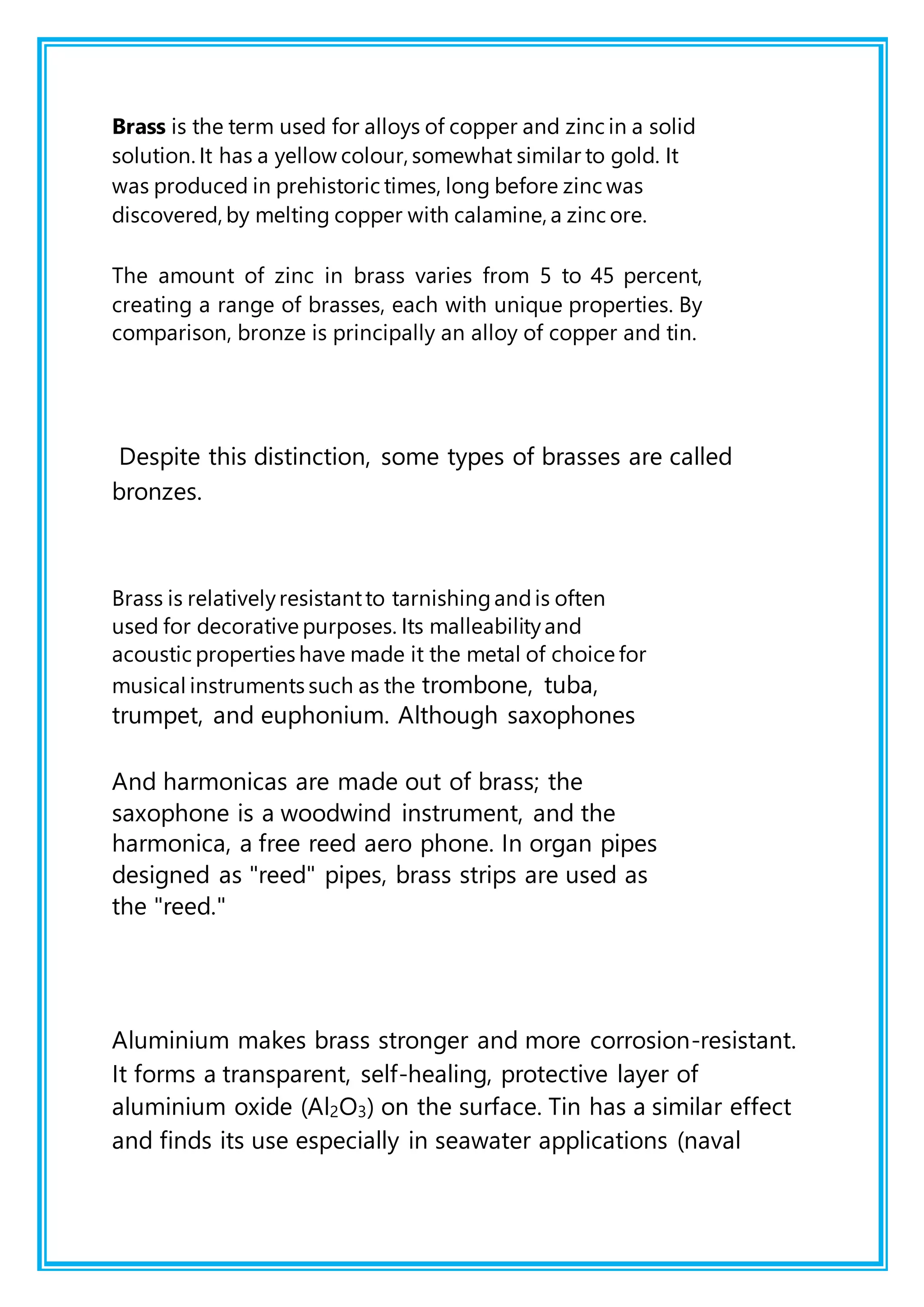 chemistry project on constituents of alloys | DOCX