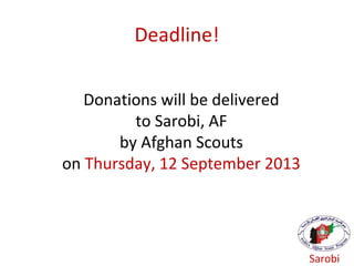 Sarobi, Afghanistan Flood (updated 14 aug 13) | PPT