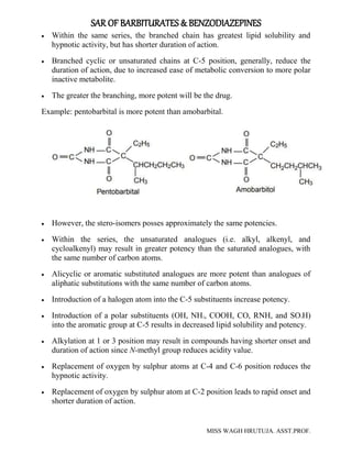 SAR OF BARBITURATES & BENZODIAZEPINES.docx