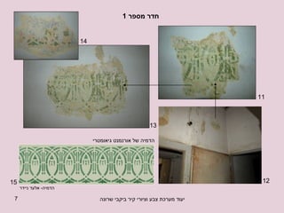 חדר מספר  1  הדמיה -  אלעד ניידר 11 12 13 14 15 הדמיה של אורנמנט גיאומטרי 