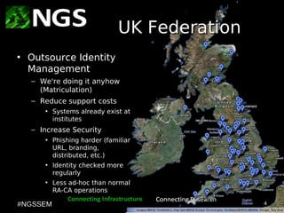 4
#NGSSEM
• Outsource Identity
Management
– We're doing it anyhow
(Matriculation)
– Reduce support costs
• Systems already...