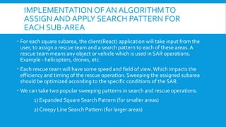 Search And Rescue operations for missing Aircraft using web application ...