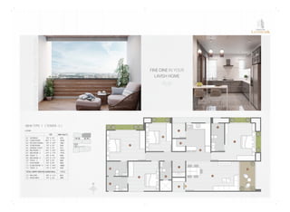 A
B C
LEGEND
4BHKTYPE-1(TOWER-C)
ENTRANCE
01
02
14
03
15
04
05
06
07
08
09
10
11
12
13
5'0
20'6
9'6
5'0
4'6
10'0
14'9
8'0
12'0
8'0
5'0
11'6
5'0
X 5'6
X 11'6
X 14'9
X 5'0
X 7'0
X 10'9
X 11'9
X 5'6
X 11'3
X 5'6
X 6'0
X 14'6
X 10'9
27.5
235.8
140.1
25.0
31.5
107.5
173.3
44.0
135.0
44.0
30.0
166.8
53.8
VESTIBULE
LIVINGROOM
KITCHEN/DINING
STOREROOM
GENERALTOILET
BEDROOM-1
BEDROOM-2
TOILET-2
BEDROOM-3
TOILET-3
PUJAROOM
M.BEDROOM-4
TOILET-4
01
02
03
04
05
06
07
08
09
10
11
12
13
6'0
5'0
X 11'3
X 5'9
67.5
28.8
BALCONY
WASHAREA
14
15
1313.5
TOTALCARPETAREAINCLUDINGWALL
SIZE AREA(SQ.FT.)
Experiencetheurbanelifestyle.
SAROVAR
LANDMARK
FINEDINEINYOUR
LAVISHHOME
 