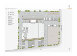 12.00M.T.WIDET.P.S.R
OAD
60.00M.T.WIDEB.R.T.S.ROAD
A
B C
01
02 03 04
LIFT UP
UP
LIFT
LIFT LIFT
UP
UP
LIFT
LIFT
LIFT
ADJ.PLOT
GROUNDFLOORLAYOUT
RESIDENTIALENTRY
CHILDRENDROP-OFF-ZONE
SECURITYCABIN
ENTRANCEFOYERBLOCK-A
ENTRANCEFOYERBLOCKBBLOCKC
ENTRYTOBASEMENT
EXITFROMBASEMENT
SERVICES
RESIDENTIALEXIT
COMMERCIALENTRY
COMMERCIALPARKING
COMMERCIALBUILDINGENTRY
COMMERCIALFOYER
COMMERCIALEXIT
RETAILSHOP
RETAILSHOP
RETAILSHOP
RETAILSHOP
01
02
03
04
0426SQ.FT.
3235SQ.FT.
2263SQ.FT.
2215SQ.FT.
LEGEND
01
02
03
04
05
06
07
08
09
10
11
12
13
14
05
06 07
08
09
14
11
12
01
02
03
04
13
10
11
11
SAROVAR
LANDMARK
 