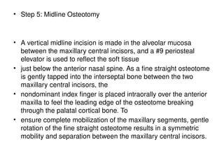 Complete Midline Incision SARPE orthodontics palatal expansion.pptx